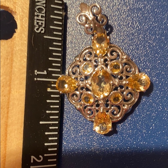 Genuine Citrine Pendant! - Picture 4 of 5